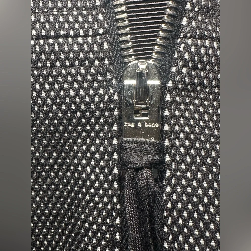 Rag & Bone Sleeveless Denim Mini Dress Size 4 Enigma Drop Waist Fit & Flare - Picture 3 of 12